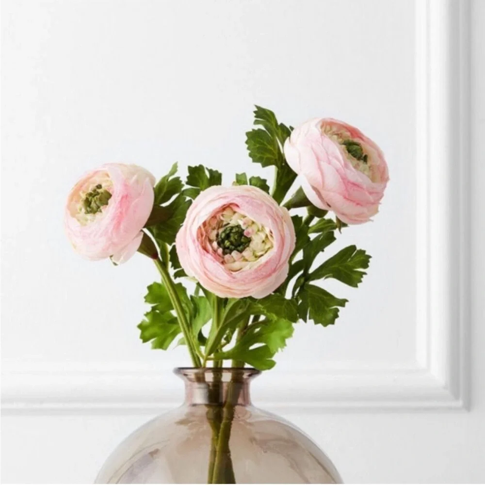 Z Gallerie Exquisite Ranunculus Stems The Epitome of Romantic Elegance set of 9